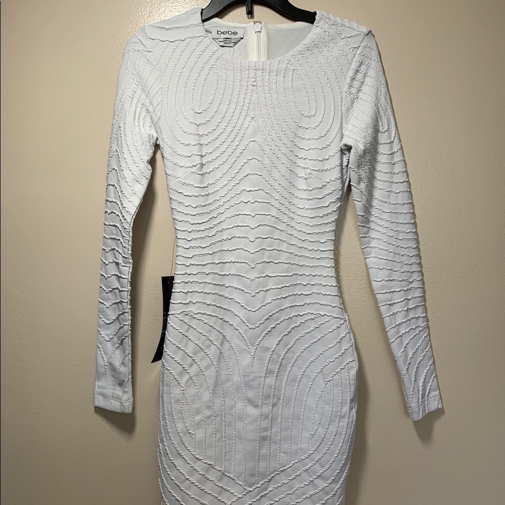 Bebe Brand white chic dress